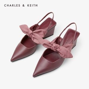 Charles & Keith pointed toe heels